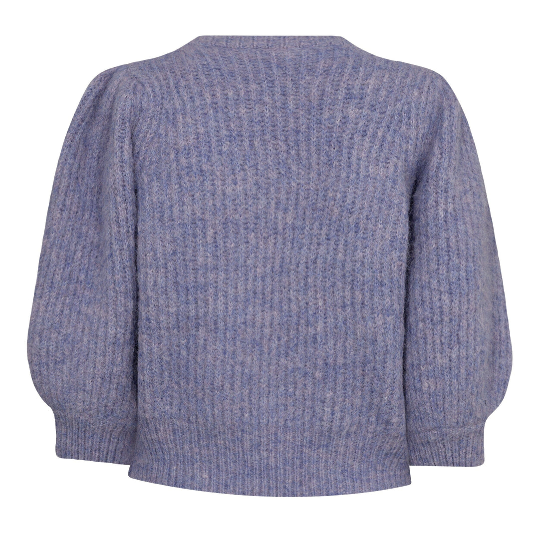 Forudbestilling - Co´couture - Coraliecc Bow Rib Cardigan 32170 - 64 Lilac Cardigans 