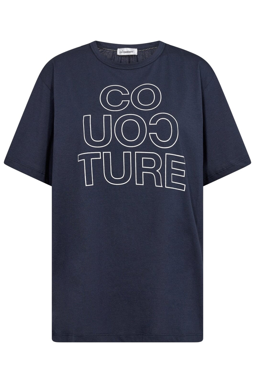 Forudbestilling - Co´couture - Outlinecc Oversize Tee 33052 - 120 Navy T-shirts 