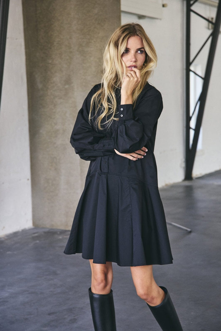 Forudbestilling - Co´couture - Poppycc Shirt Dress 36429 - 96 Black