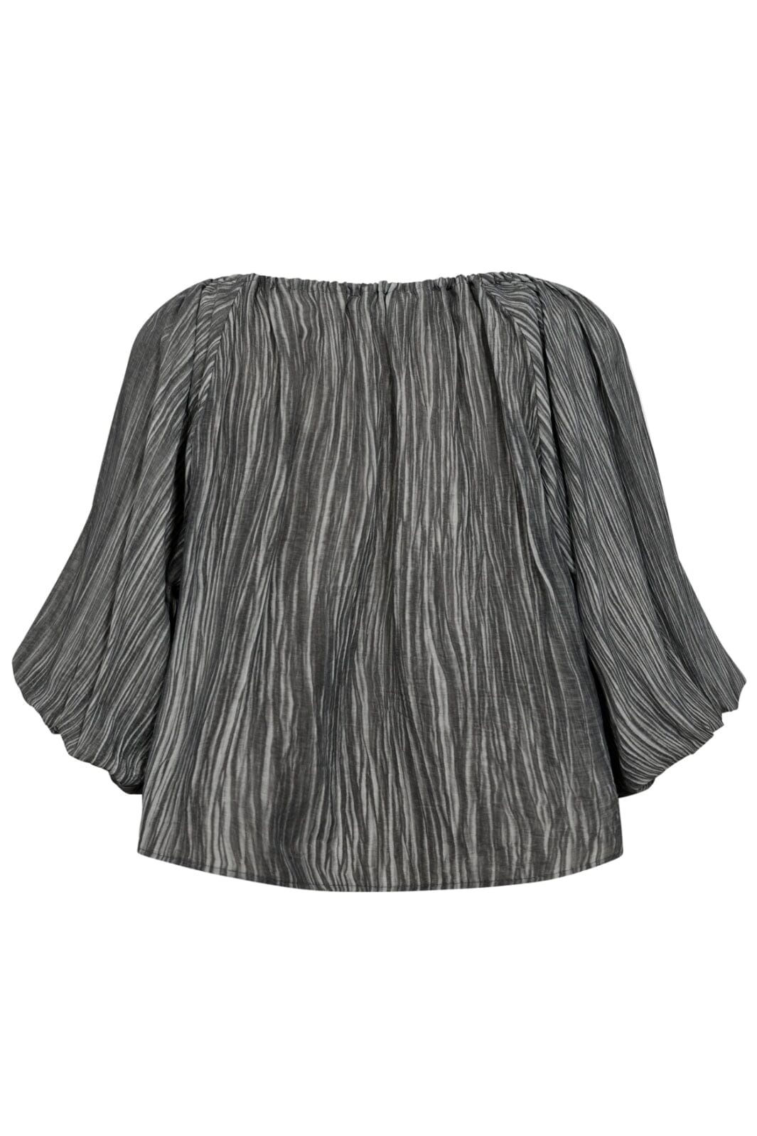 Forudbestilling - Co´couture - Softcc Dye Puff Blouse 35492 - 94 Antracit Skjorter 