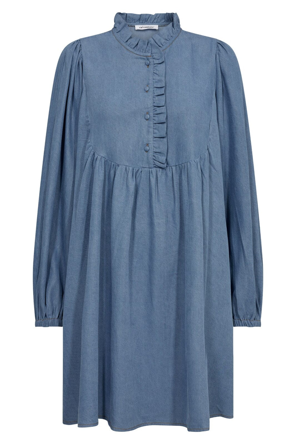 Forudbestilling - Co´couture - Tituscc Denim Dress 36300 - 552 Denim Blue Kjoler 