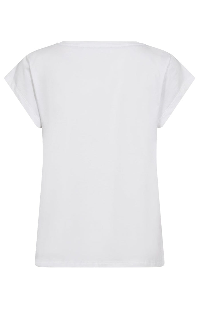 Forudbestilling - Co´couture - Zebracc Coco Tee 33120 - 4000 White T-shirts 