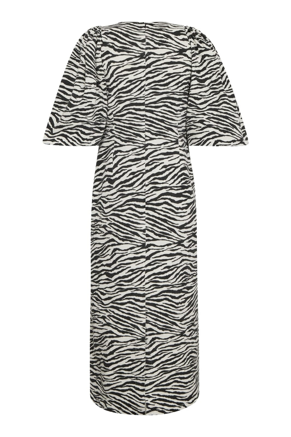 Forudbestilling - Co´couture - Zioncc Zebra Puff Dress 36425 - 1196 Offwhite-Black Kjoler 