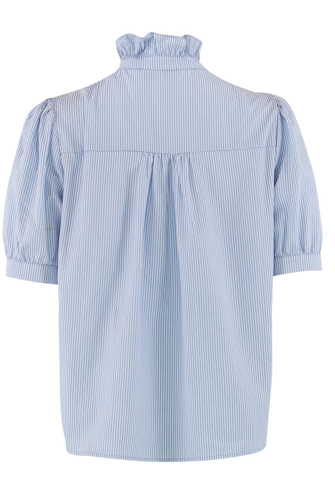 Forudbestilling - Continue - Arianna Ss Stripe - Blue Stripe Bluser 