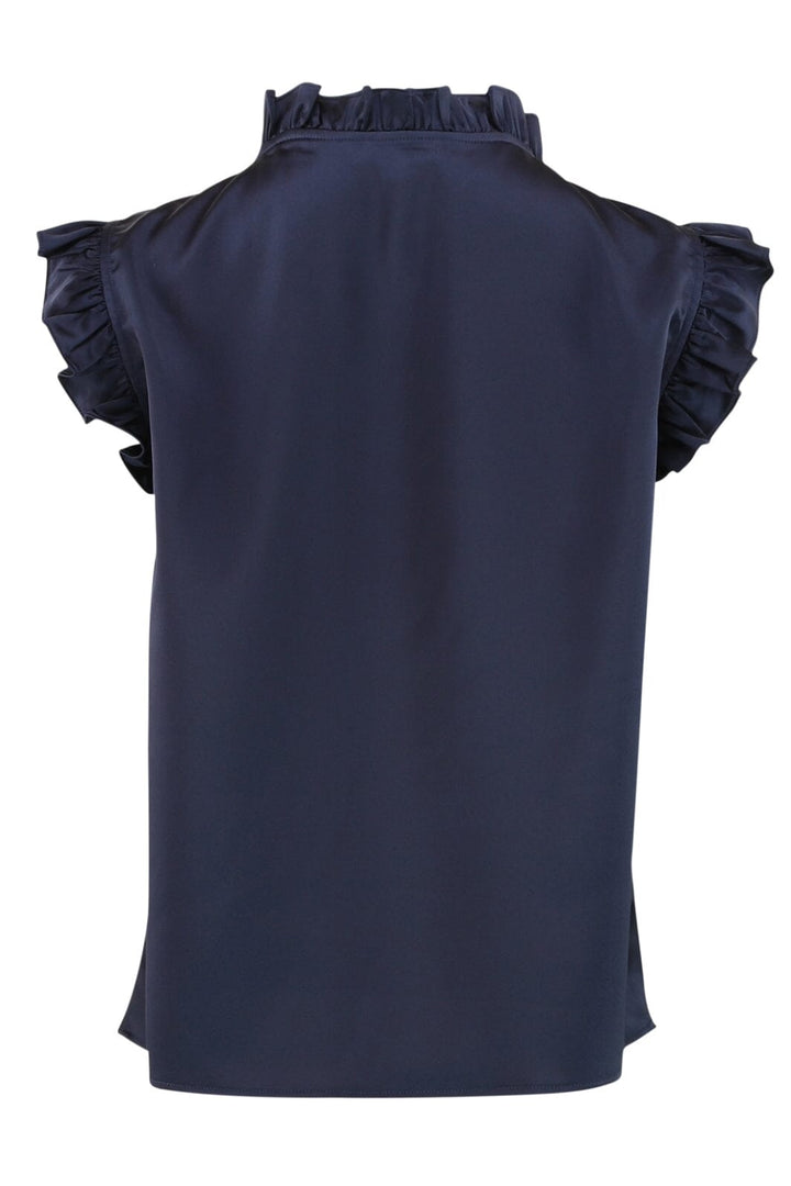 Forudbestilling - Continue - Lilly Satin - 201 Navy Blue Bluser 