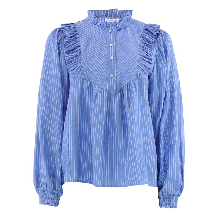 Forudbestilling - Continue - Silke Stripe - 416 Blue Stripe Bluser 