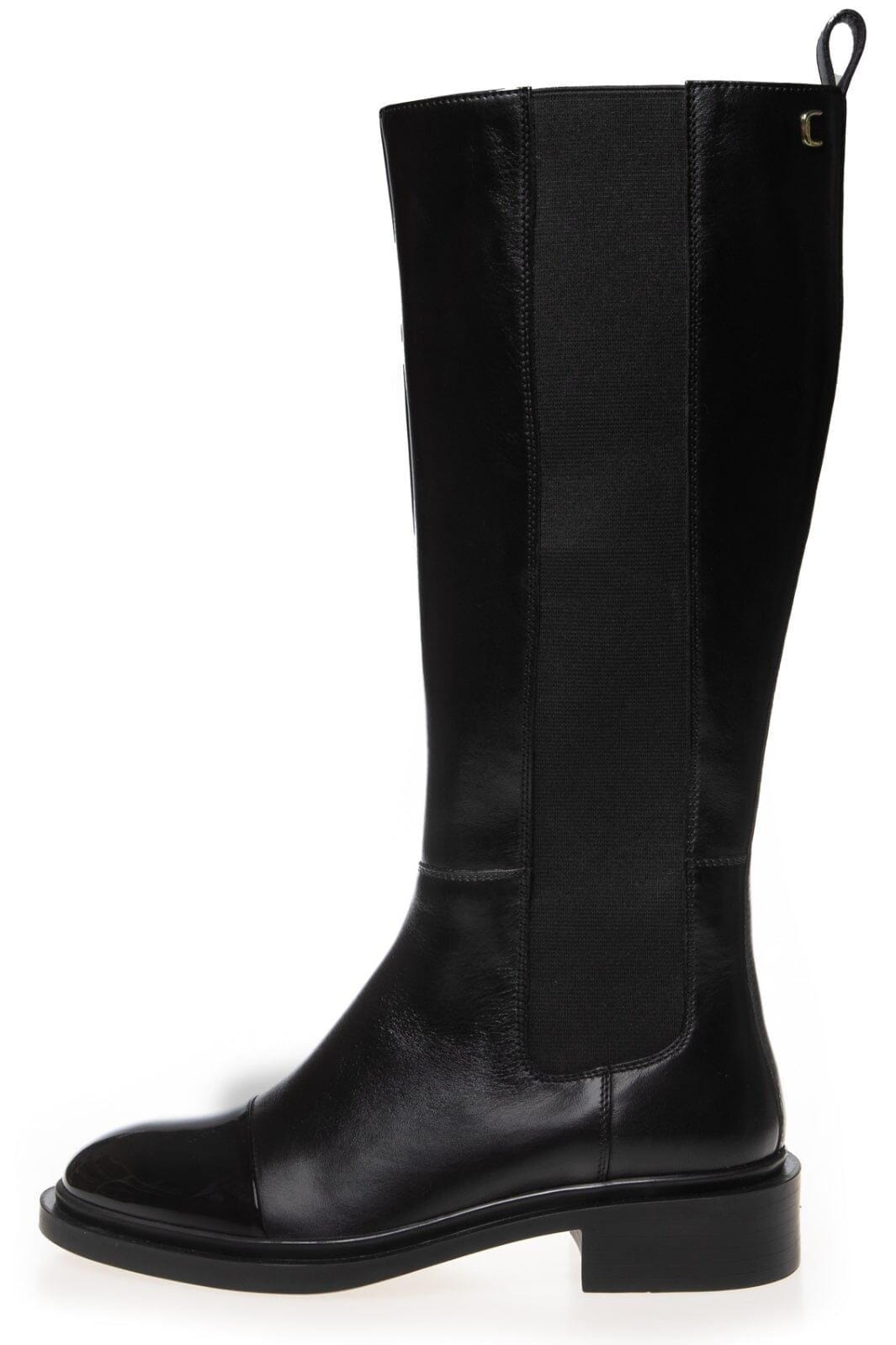 Forudbestilling - Copenhagen Shoes - The Love Boot Patent / Toe - 0001 Black Støvler 