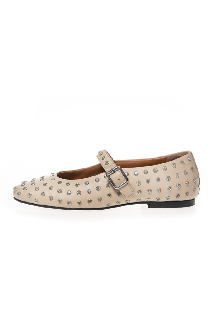 Forudbestilling - Copenhagen Shoes - The Lovely Move CS8414 - 0002 Beige Ballerinaer 