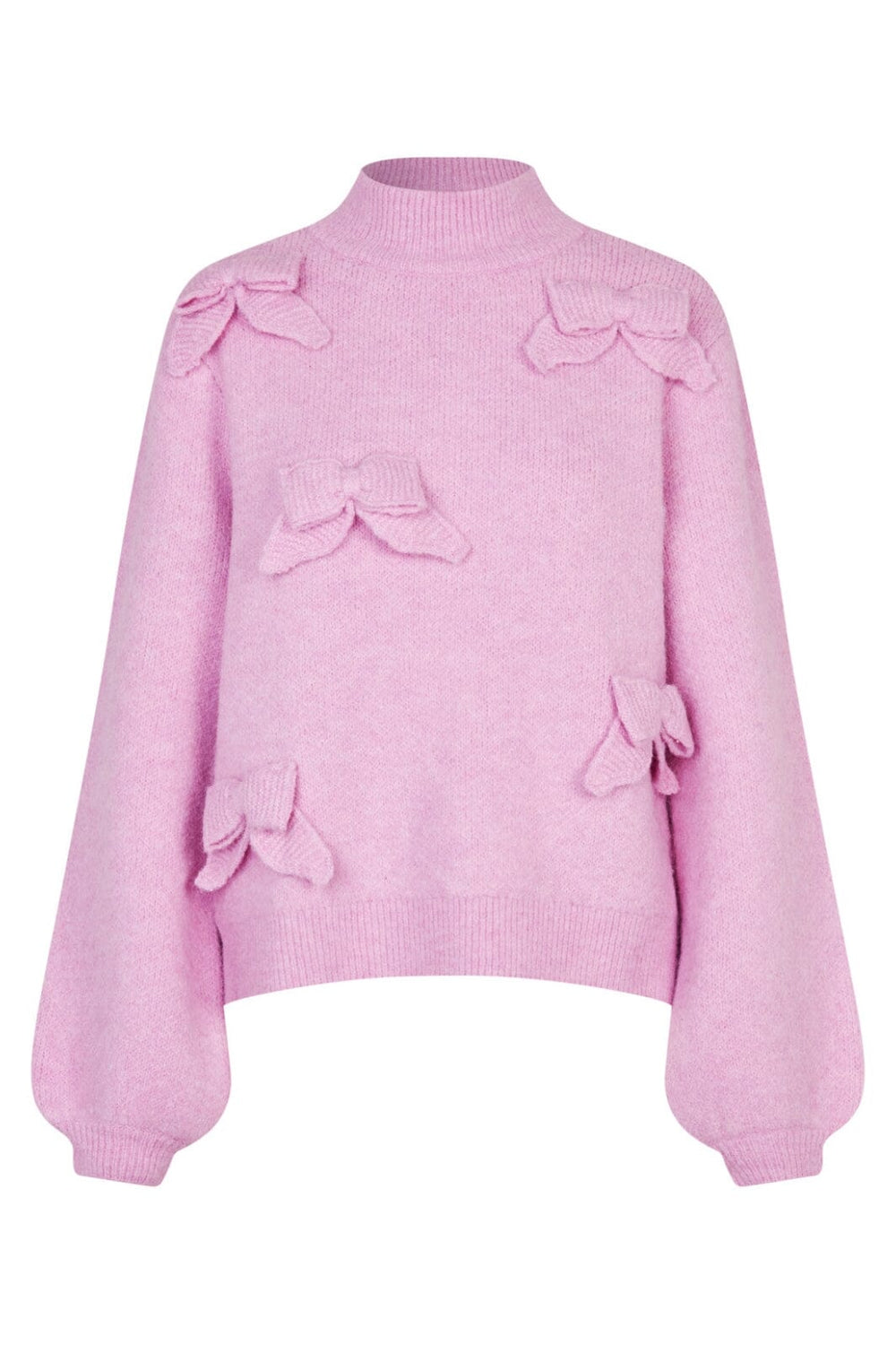 Forudbestilling - Cras - Flora Pullover - 4015 4015 Pink Strikbluser 