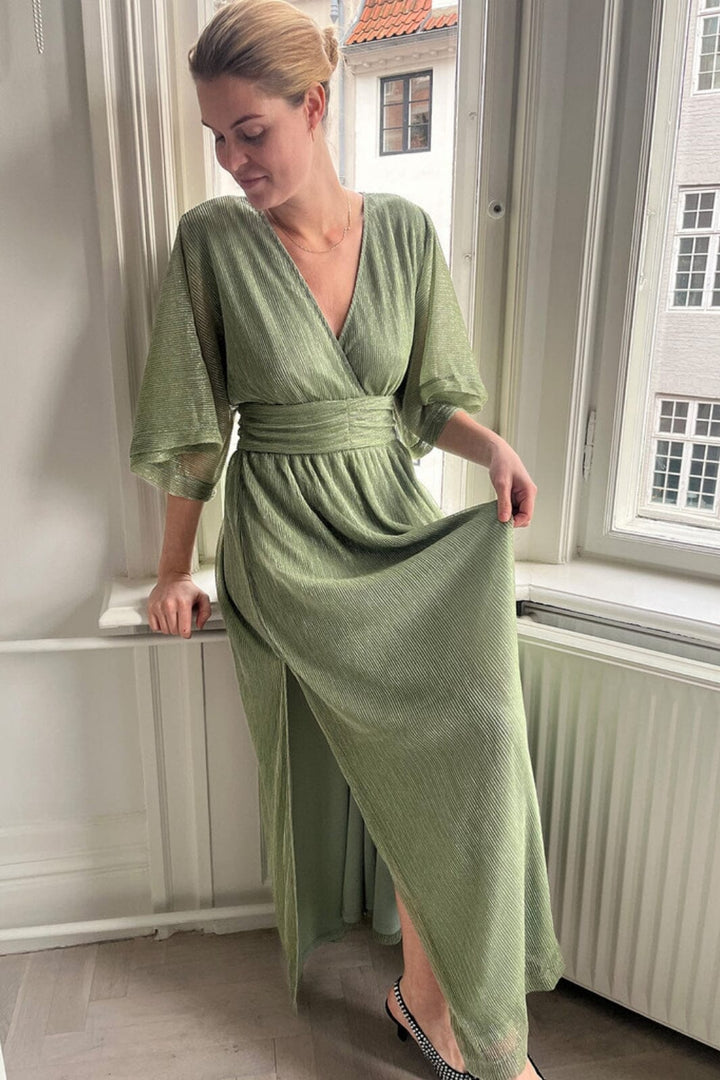 Forudbestilling - Cras - Lauren Dress - 5004 5004 Dusty Green Kjoler 