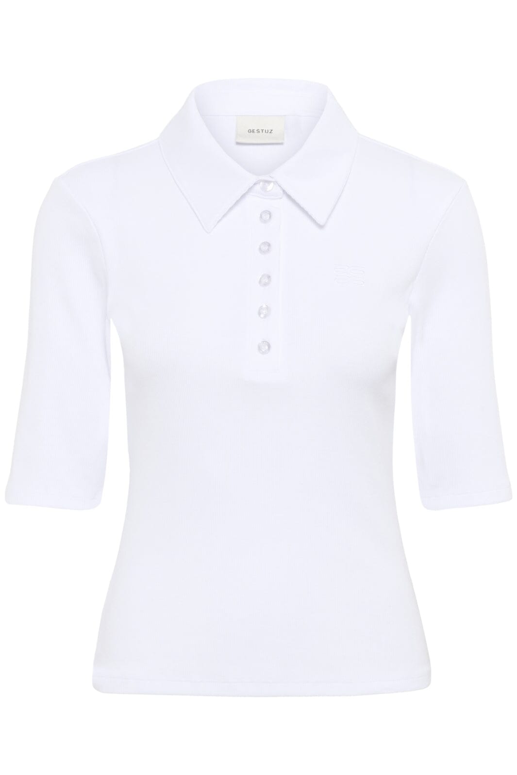 Gestuz - Gzdrew Polo Top 10910593 - 110601 Bright White