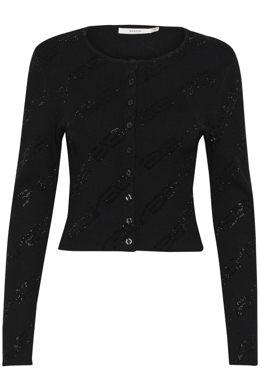 Forudbestilling - Gestuz - Sayagz Cardigan 10909674 - 100017 Black Cardigans 