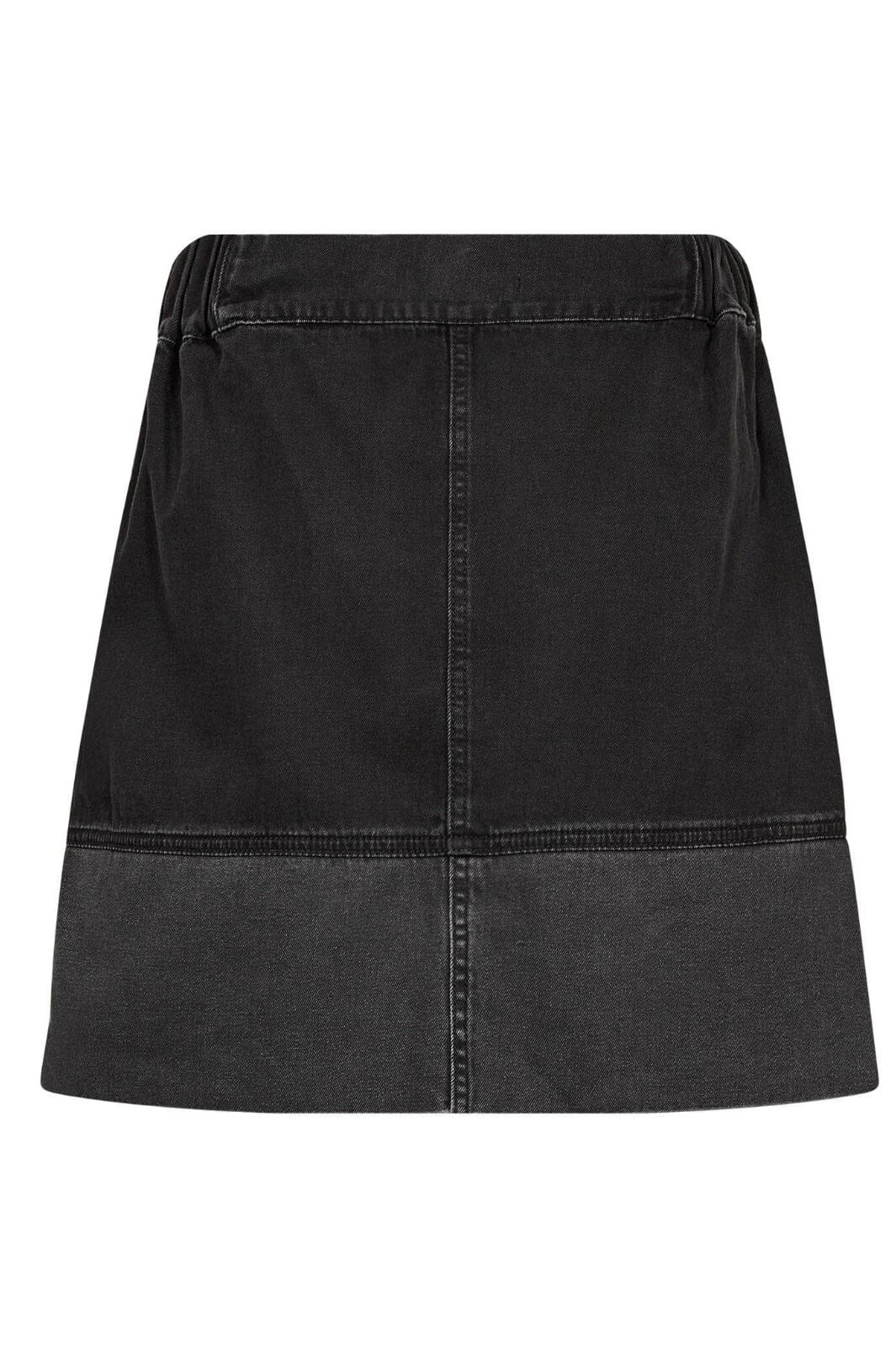 Forudbestilling - Gossia - Nannego Denim Skirt G2128 - Black Denim