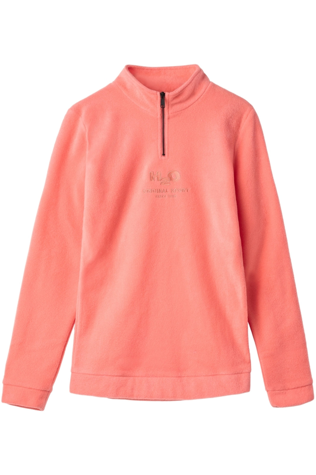 Forudbestilling - H2O - Blåvand II Fleece Half Zip - Coral (Juni/Juli) Fleece jakker 