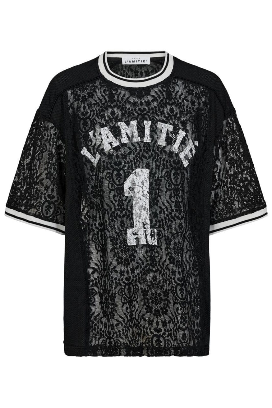 Haute L'Amitié - Lace Football Tee HL10001 - Black