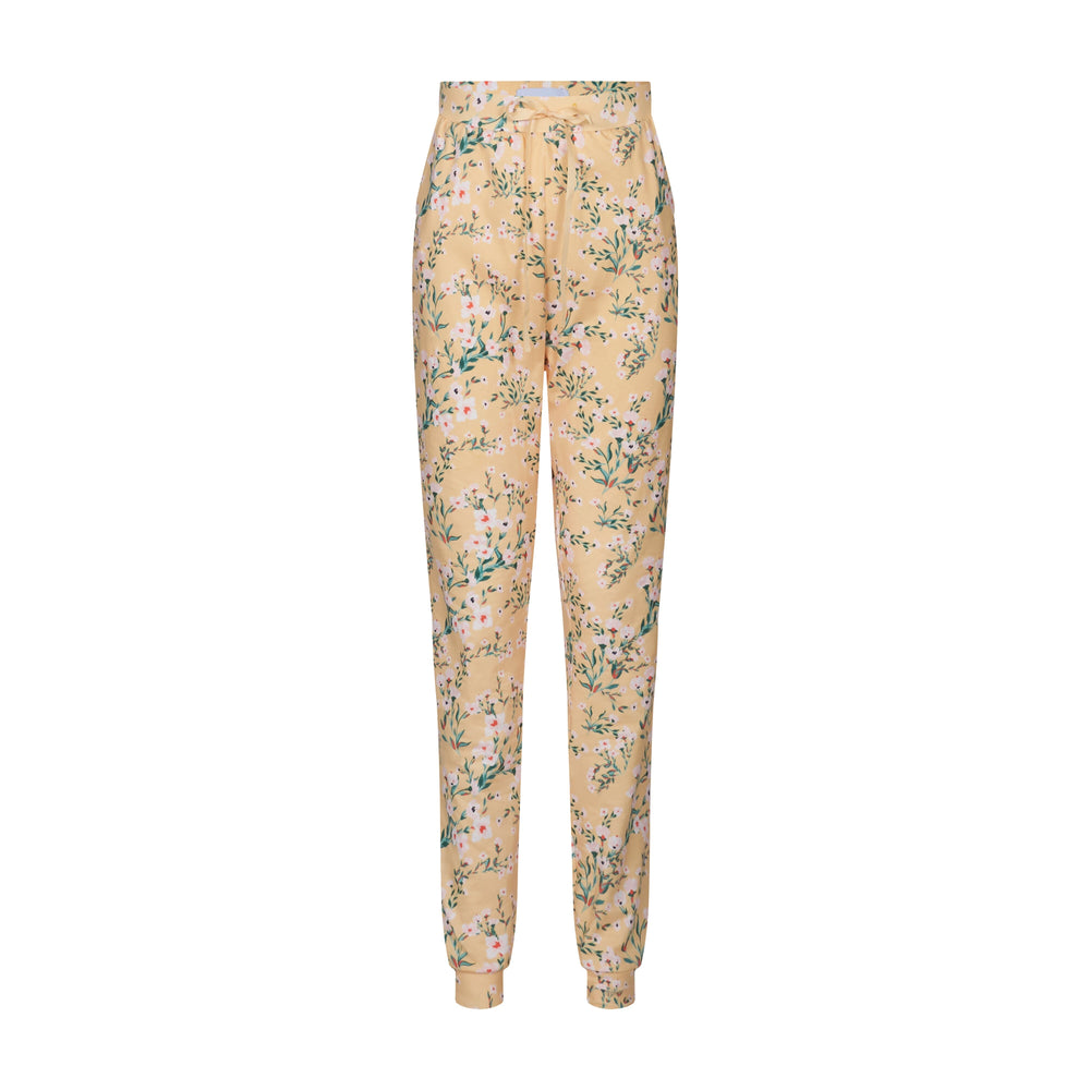 Forudbestilling - Liberte - Alma-Pants - Yellow Green Flower Bukser 