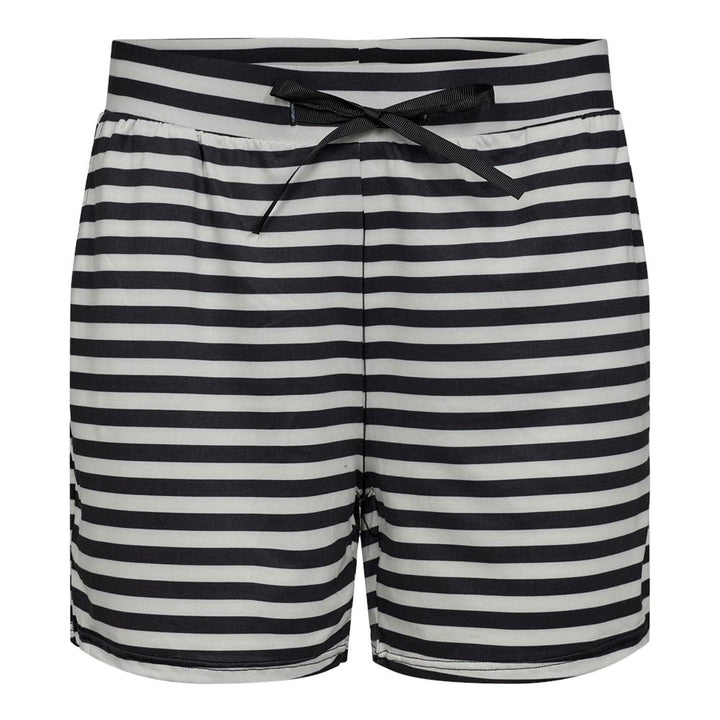 Forudbestilling - Liberte - Alma-Shorts - Black Creme Stripe Shorts 