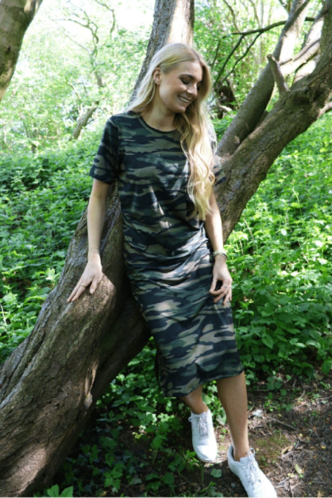 Forudbestilling - Liberte - Alma-Tshirt-Dress - Dusty Camo Kjoler 