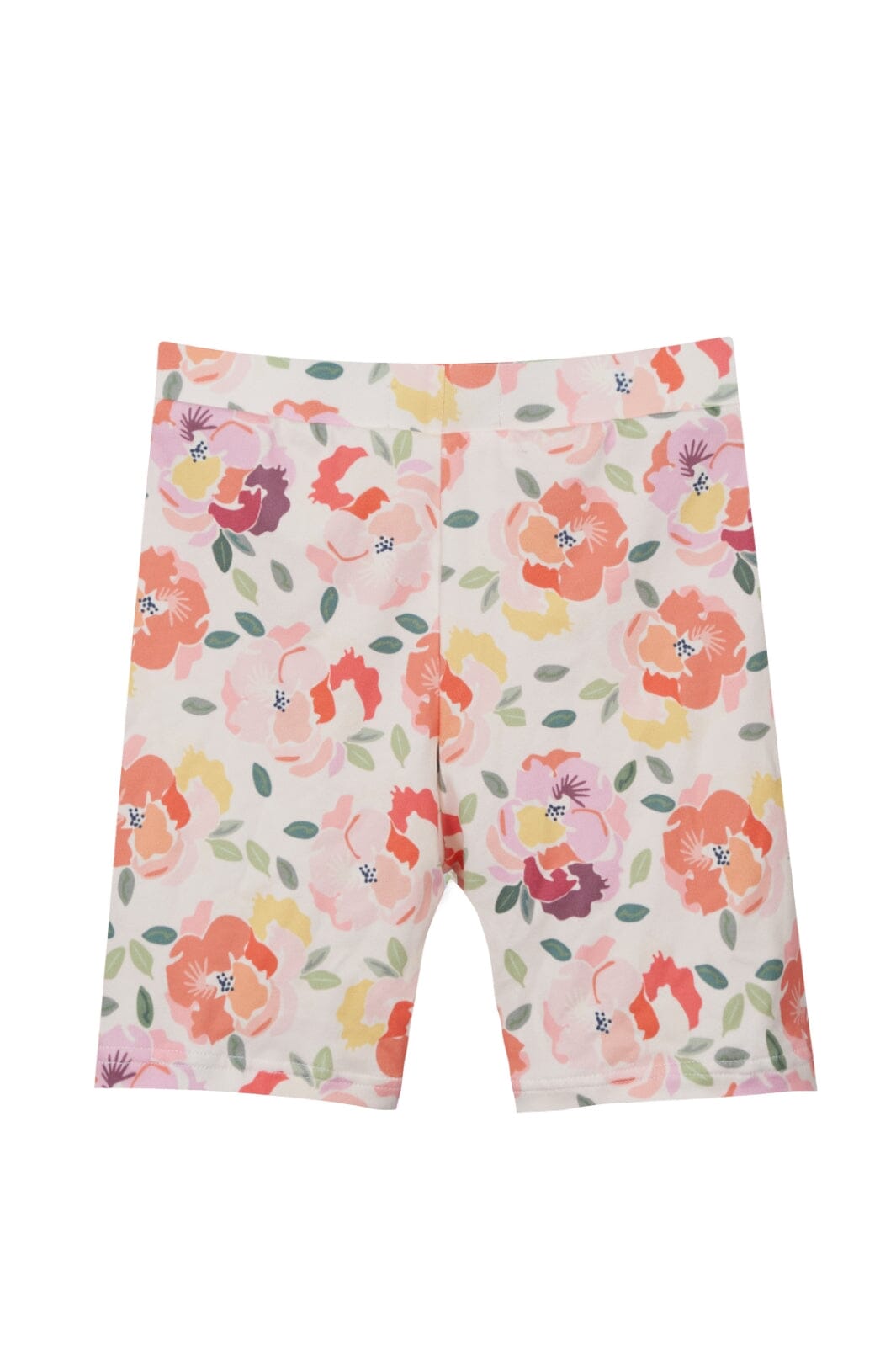 Forudbestilling - Liberte Ami - Alma-Bicycle-Shorts (Kids) - Creamy Peach Flower Shorts 