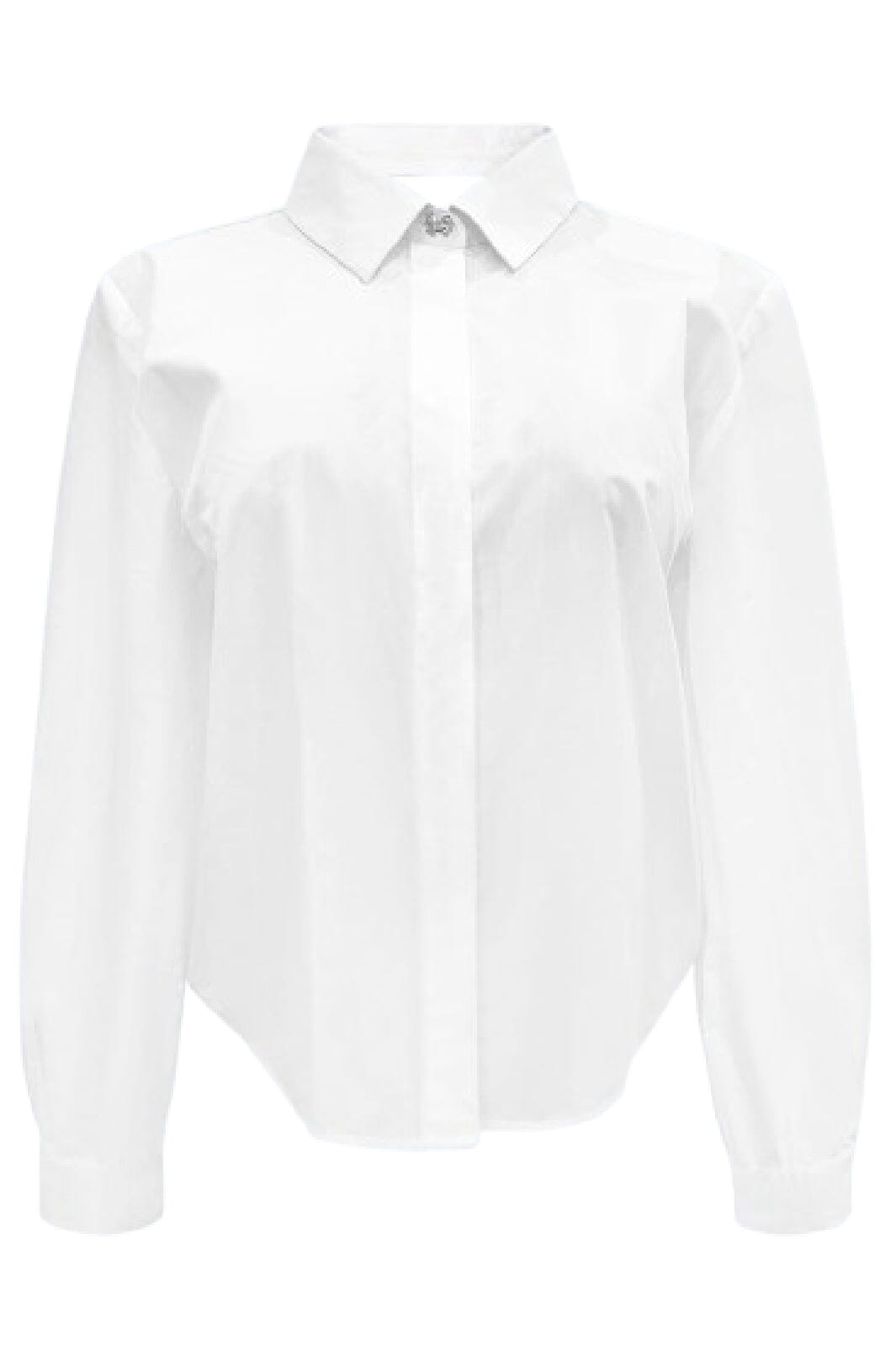 Forudbestilling - Liberte - Bobo-Ls-Bow-Shirt 22121 - White Skjorter 