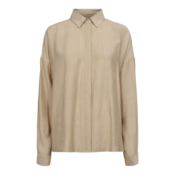 Forudbestilling - Liberte - Carly-Crepe-Shirt - Desert Skjorter 