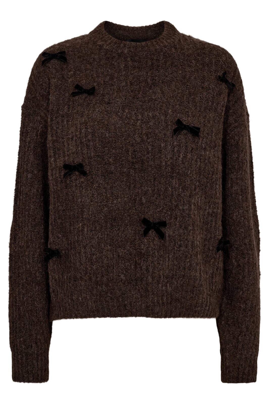 Liberte - Fro-Bow-Pullover - Brown Black Bow