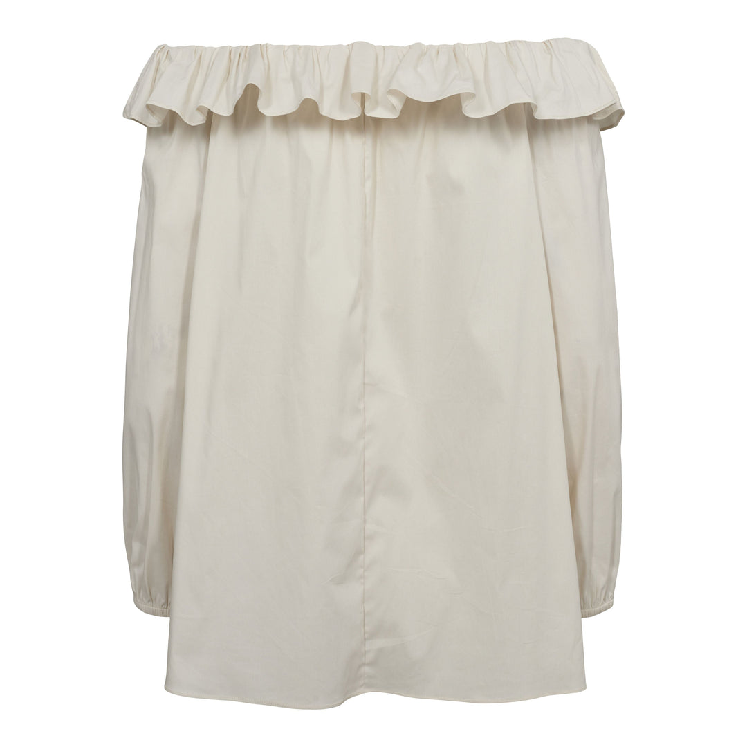 Forudbestilling - Liberte - Ona-Offshoulder-Blouse - Offwhite Bluser 