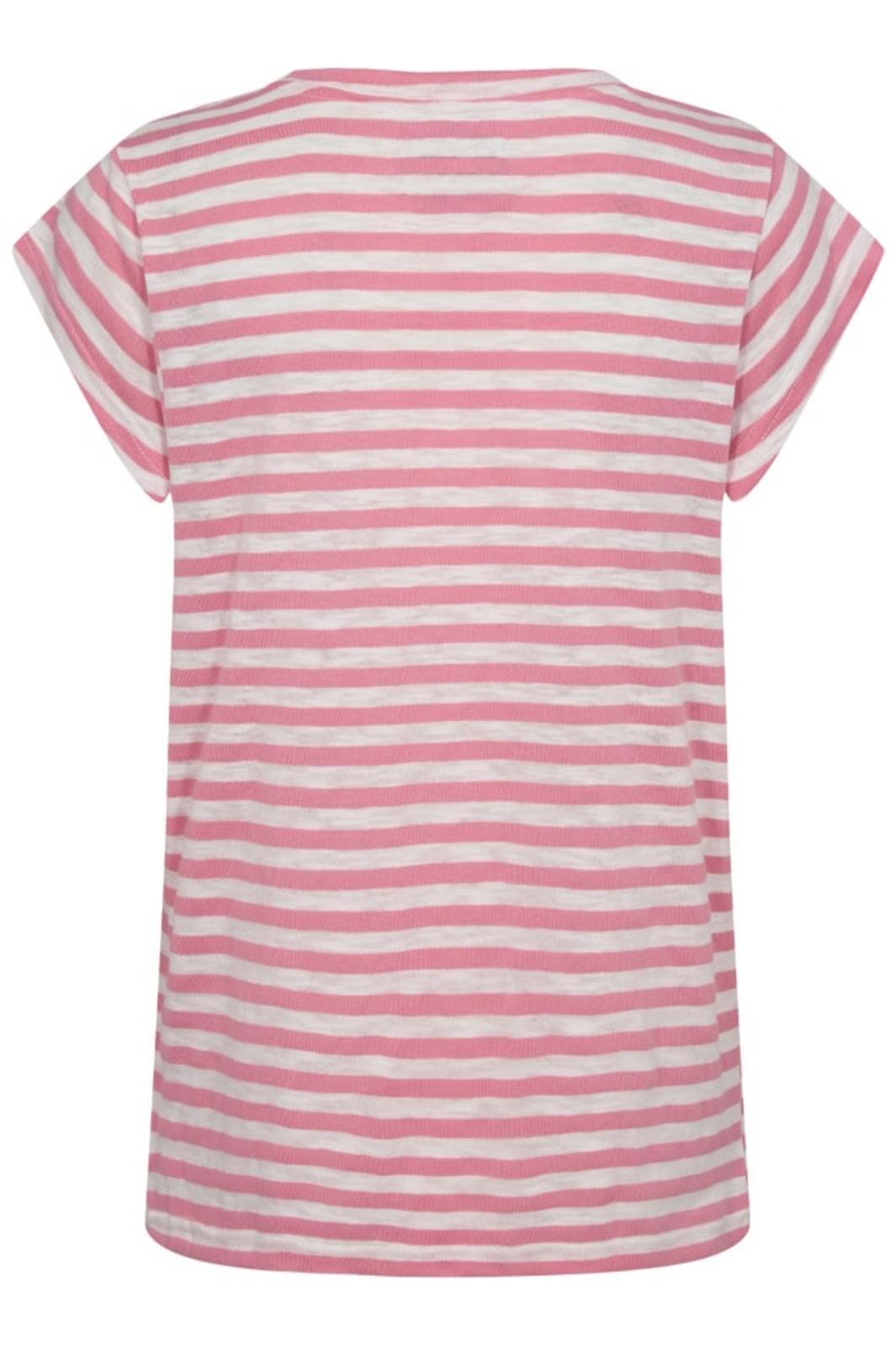 Forudbestilling - Liberte - Ulla-Stripe-Tshirt - Barbie Pink White Stripe T-shirts 