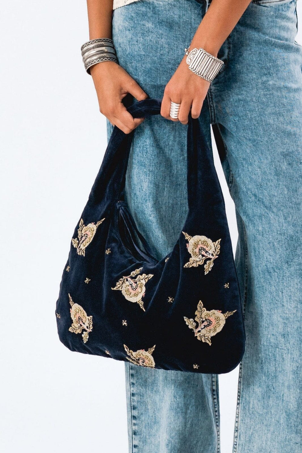 Forudbestilling - Lollys Laundry - Bluebellll Hobo Bag - 23 Dark Blue Accessories 