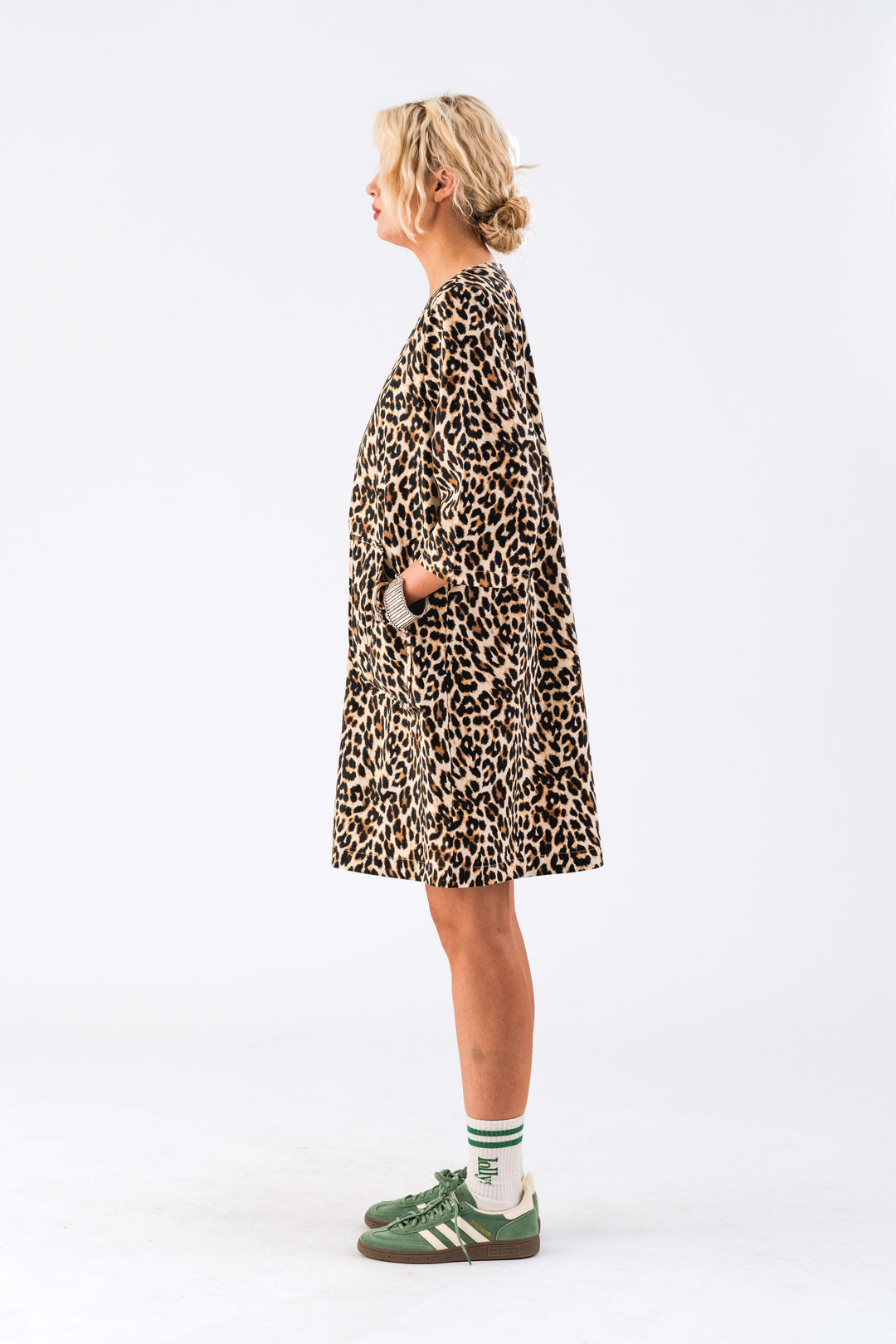 Forudbestilling - Lollys Laundry - Carlall Short Dress Ss - 72 Leopard Print Kjoler 