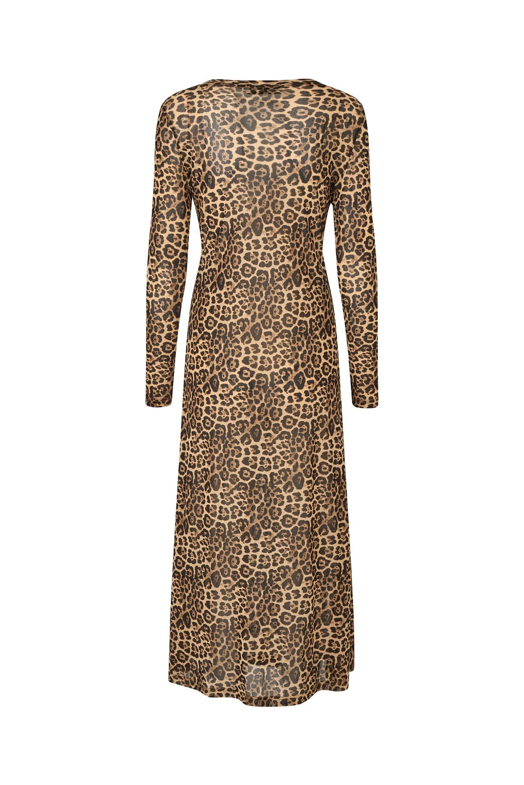 Forudbestilling - Lollys Laundry - Loganll Maxi Dress Ls - 72 Leopard Print Kjoler 