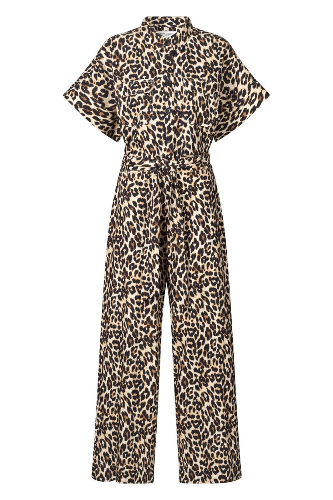 Forudbestilling - Lollys Laundry - Mathildell Jumpsuit Ss - 72 Leopard Print Buksedragter 