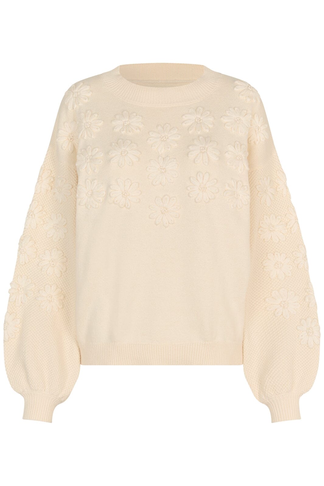 Lollys Laundry - Musall Knit Jumper Ls25262-5008 - 02 Creme