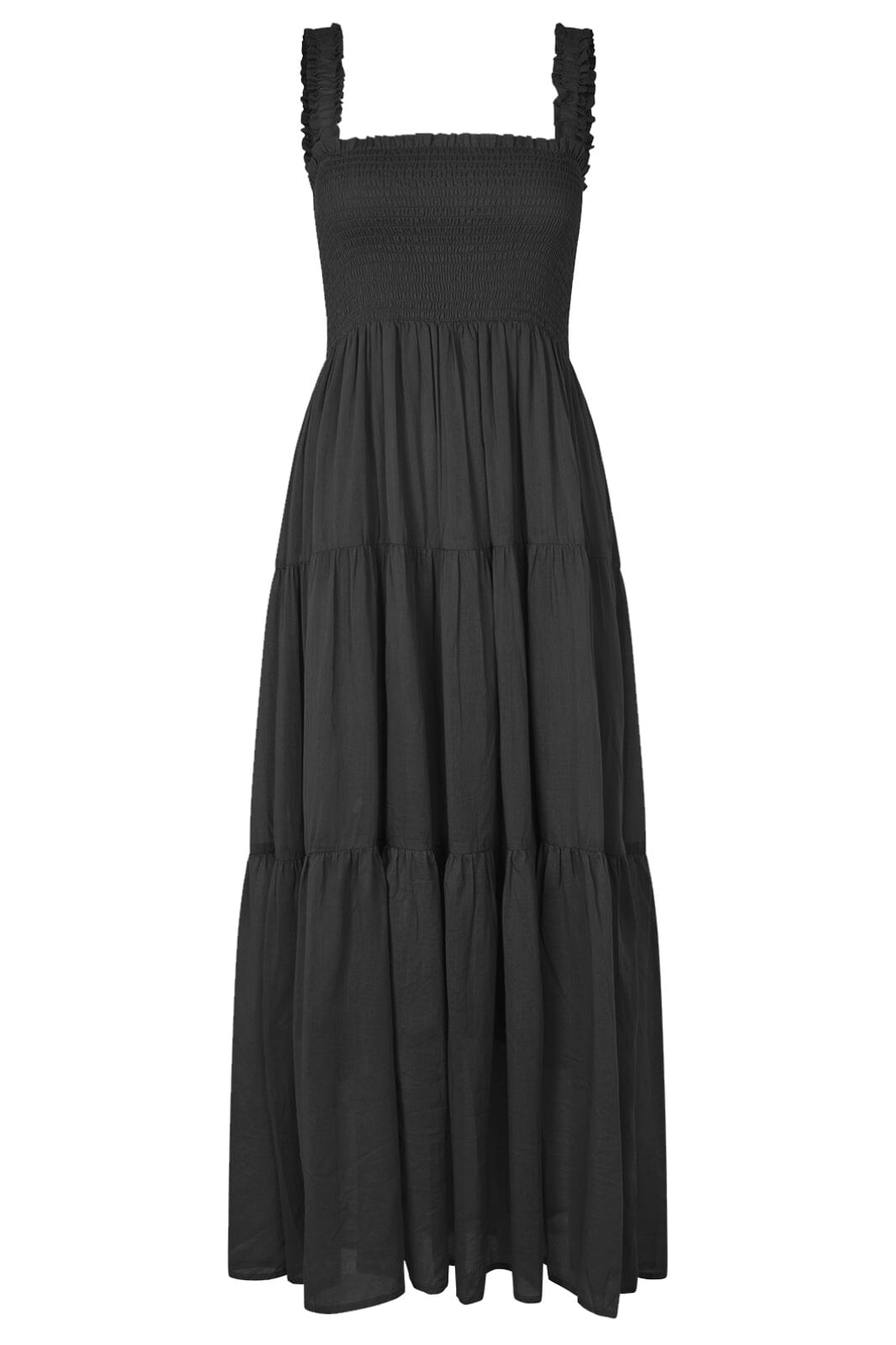 Lollys Laundry - Nudall Maxi Dress Sl25261-3035 - 18 Washed Black