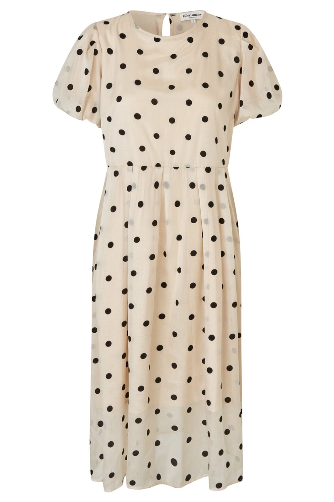 Lollys Laundry - Pisall Midi Dress Ss25132-3014 - 02 Creme