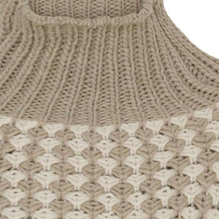 Forudbestilling - Marta Du Chateau - Mdcclementine Knit 23824 - Beige Strikbluser 