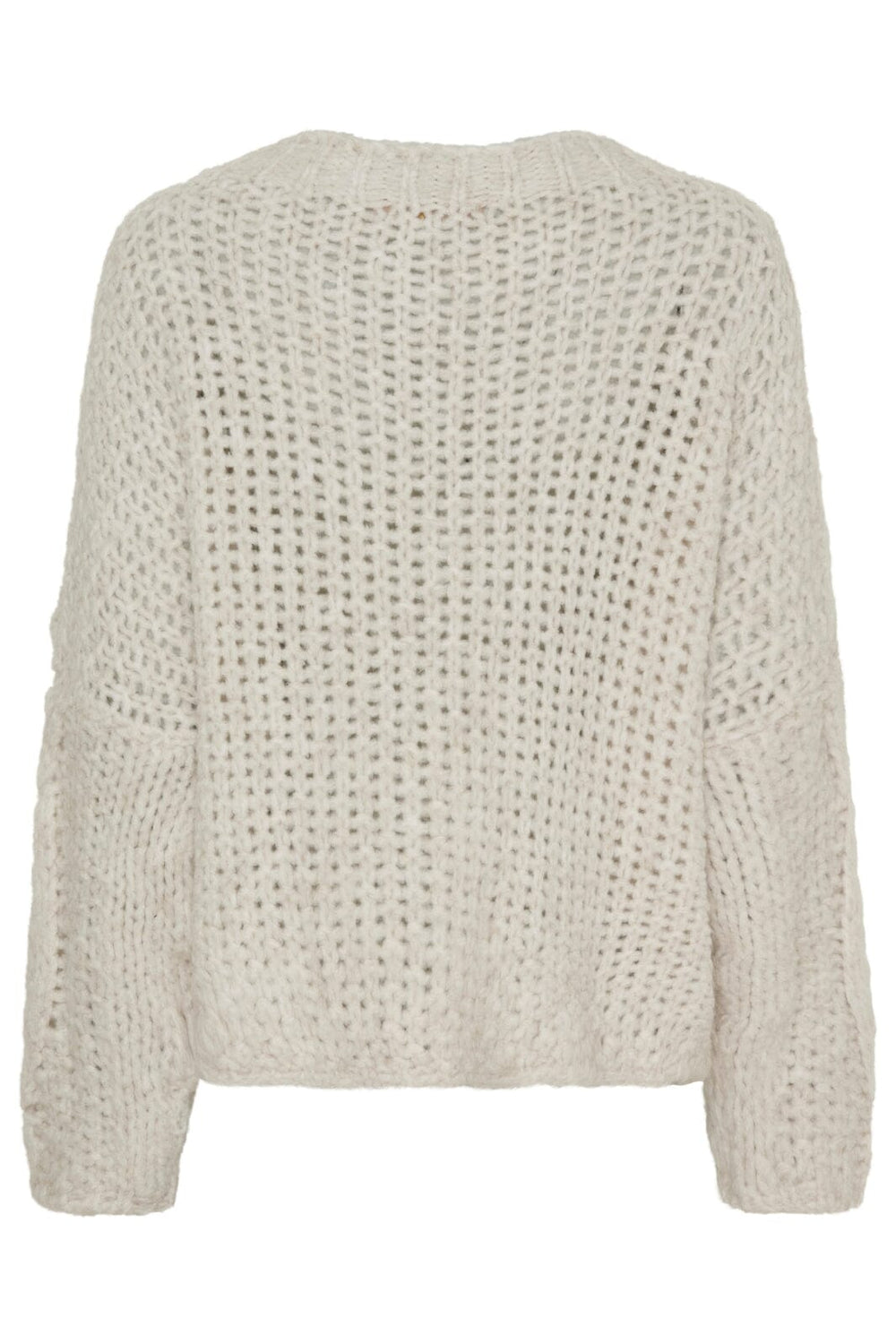 Forudbestilling - Marta Du Chateau - Mdccolette Knit 23538 - Crema0060 Strikbluser 