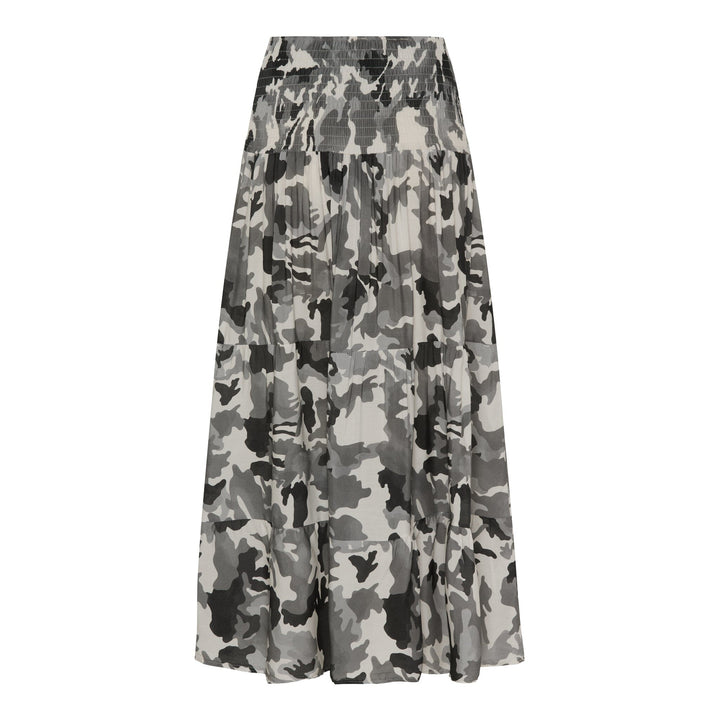 Forudbestilling - Marta Du Chateau - Mdcprincess Skirt - Print Grey Camo Nederdele 