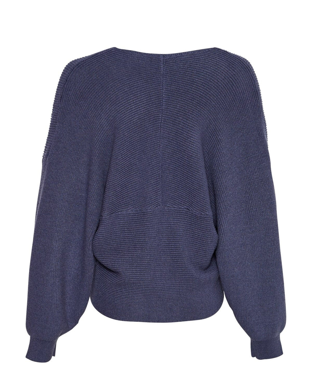 Forudbestilling - Moss Copenhagen - Mschzinelle Rachelle Wrap Pullover - Oceana Melange Pullover 