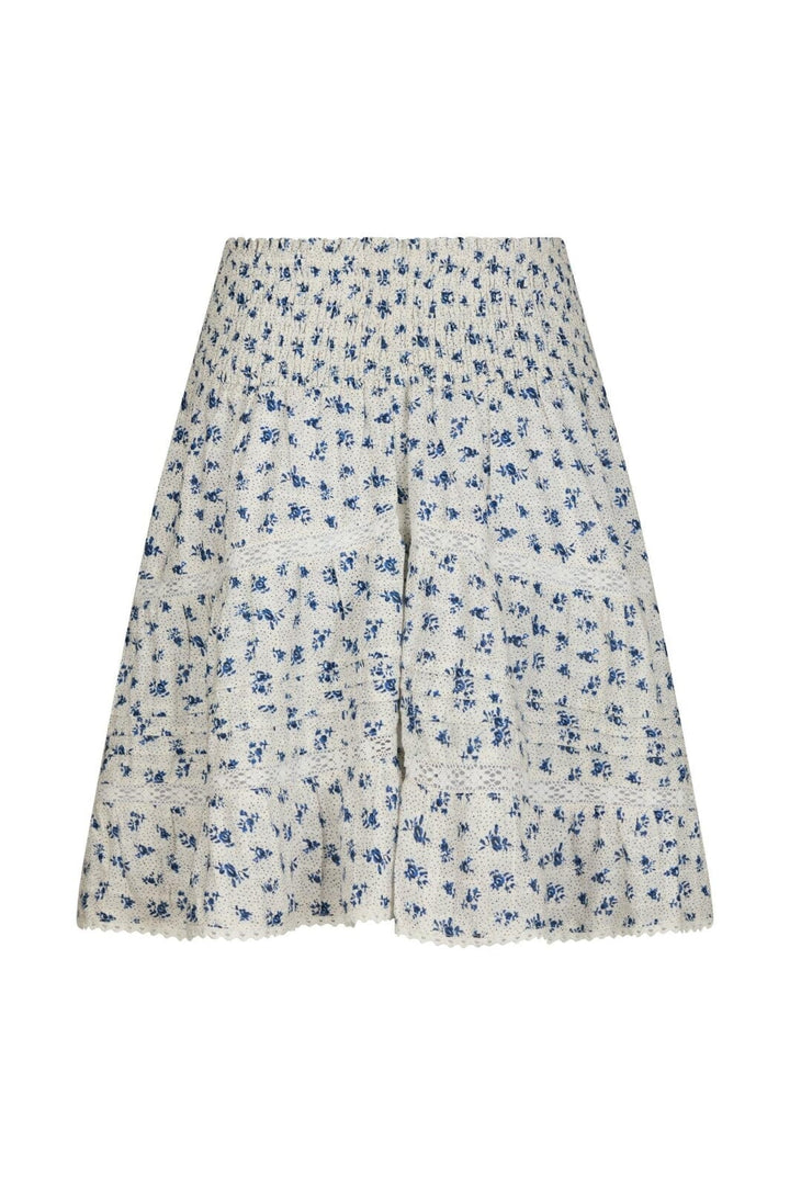 Neo Noir - Alett Dot Flower Skirt 165350 - 140 - Blue