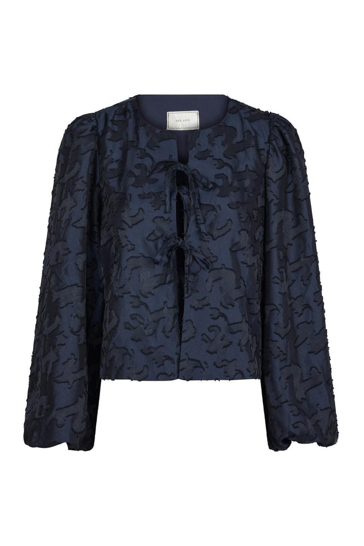 Neo Noir - Daliska Artwork Blouse - Navy