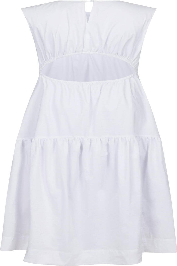 Neo Noir - Eysha Poplin Dress - White