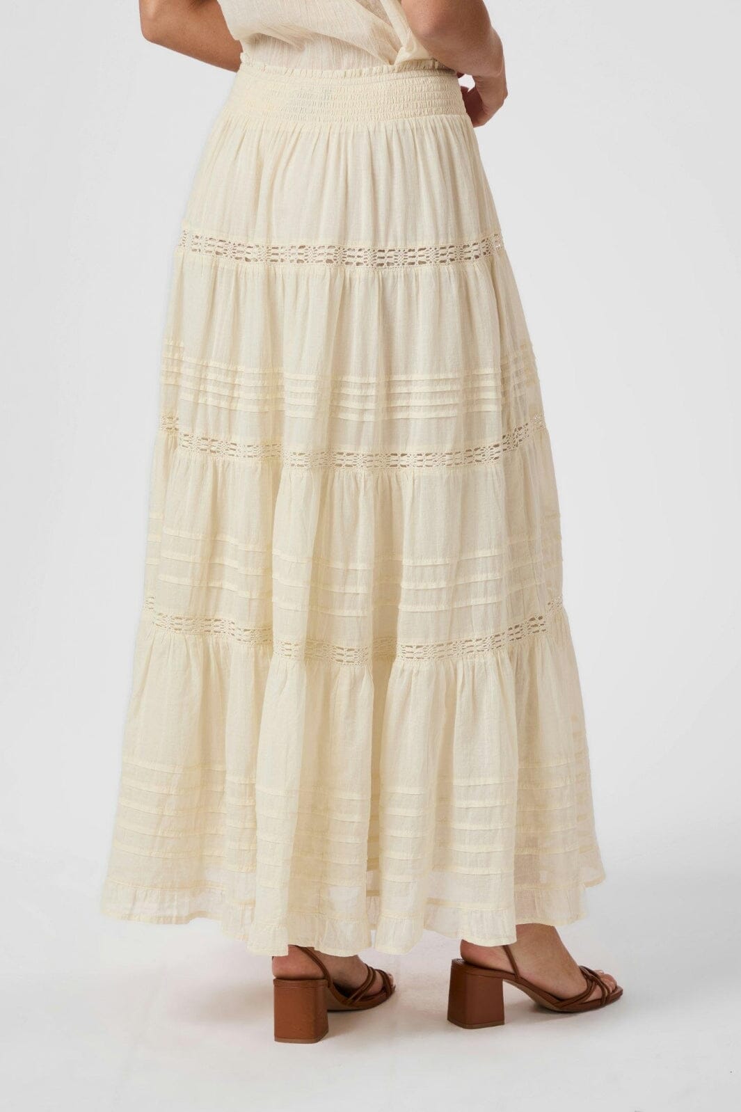 Neo Noir - Felicia S Voile Skirt 161872 - 191 - Light Yellow