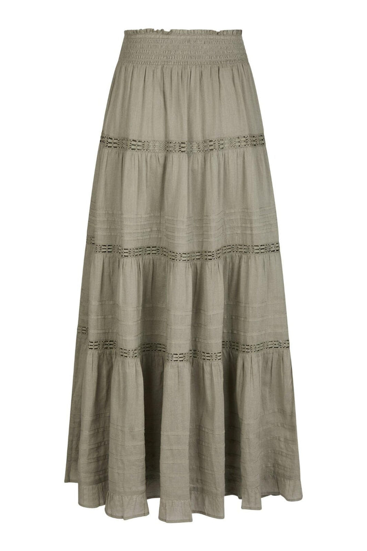 Neo Noir - Felicia S Voile Skirt 161872 - 627 - Smoke Green