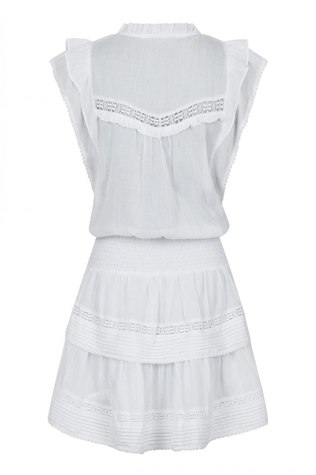 Forudbestilling - Neo Noir - Jarmy S Voile Dress - White Kjoler 