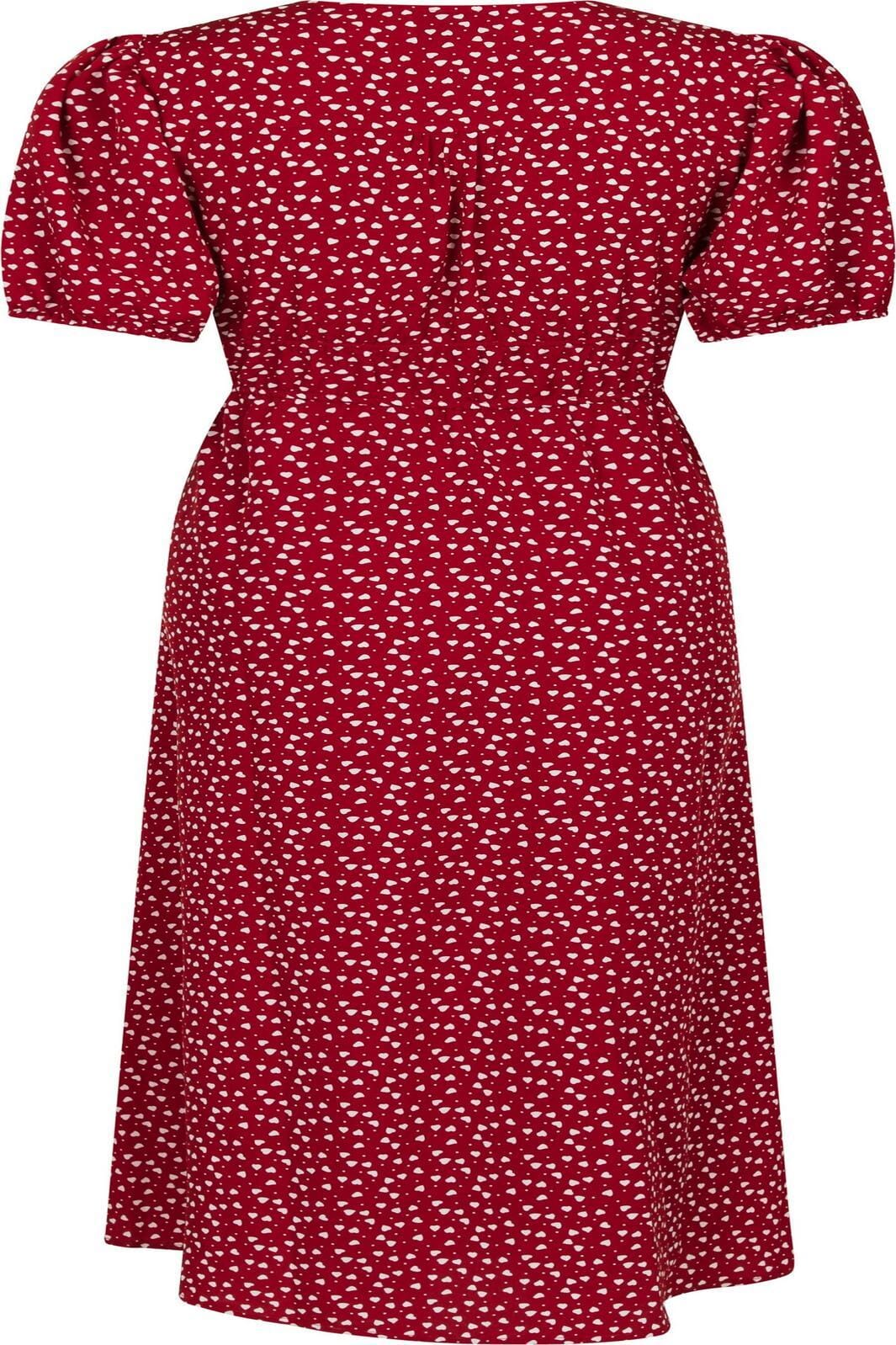 Neo Noir - Julia Cute Heart Dress - Red