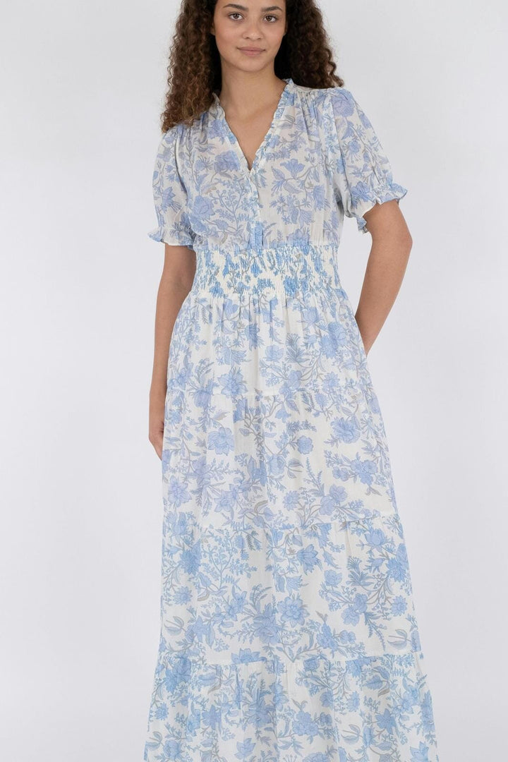 Neo Noir - Kanza Rose Field Dress - Light Blue