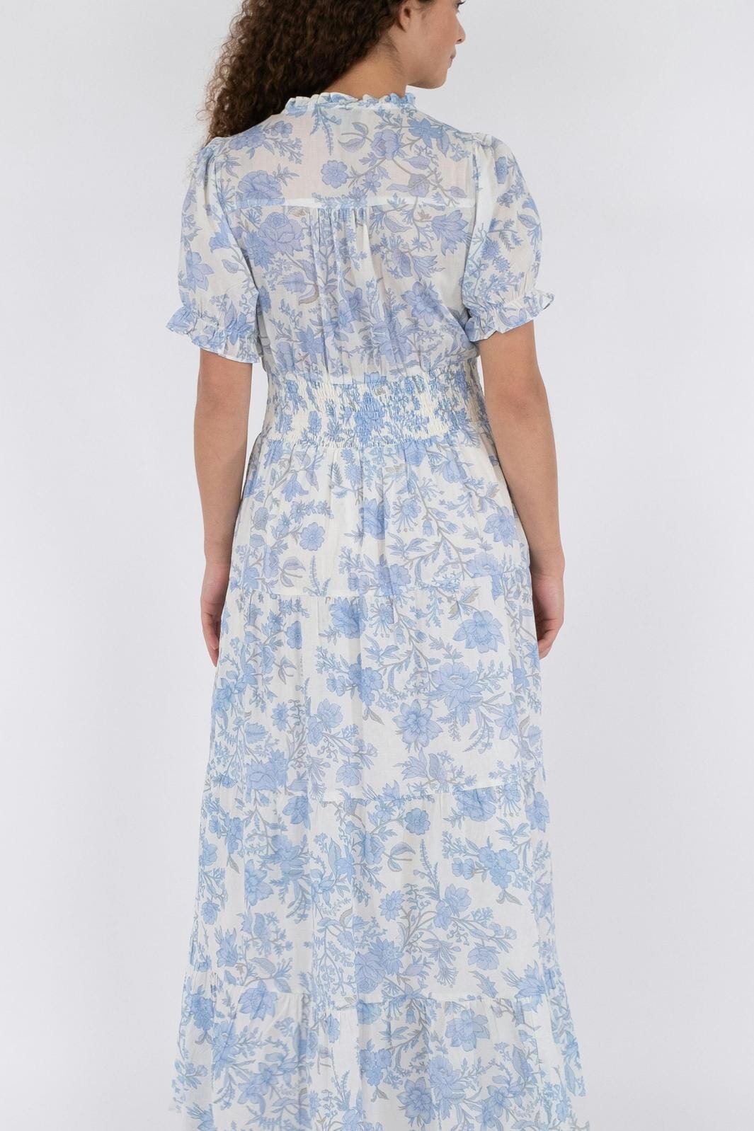 Neo Noir - Kanza Rose Field Dress - Light Blue