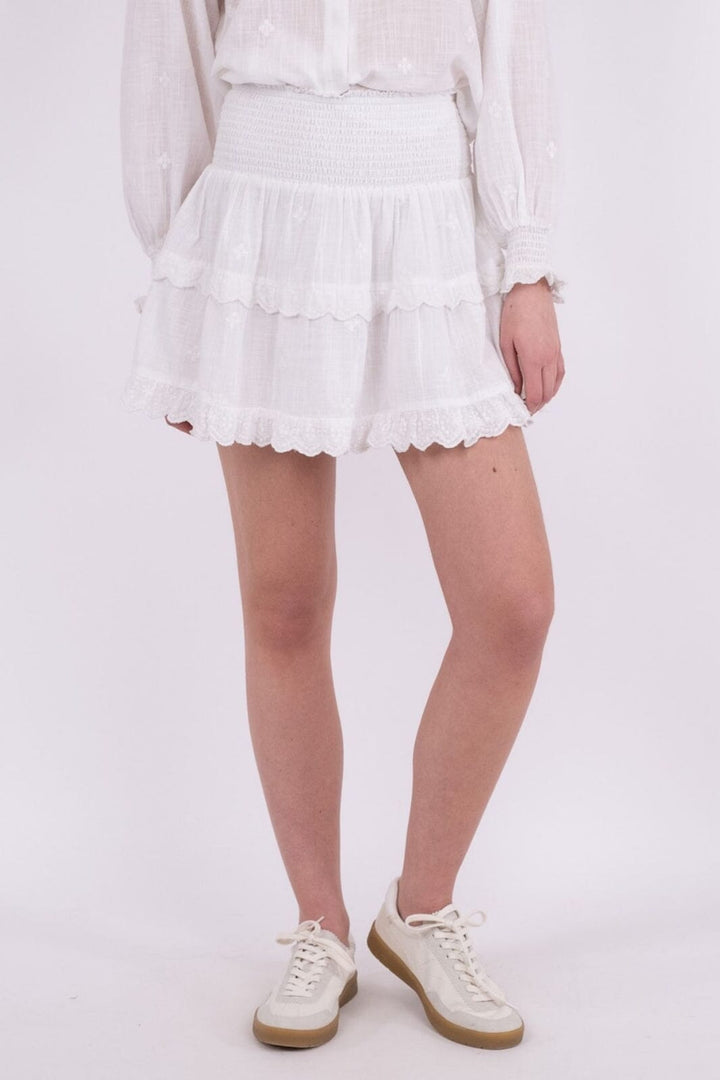 Forudbestilling - Neo Noir - Lando Skirt - White (Juni) Nederdele 