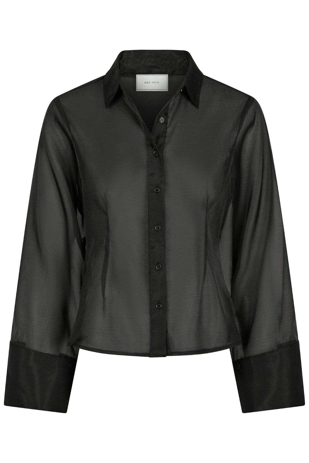 Neo Noir - Rosa Organza Shirt 164496 - 100 - Black